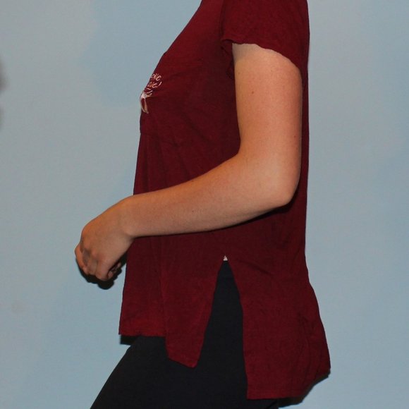 Maroon Graphic T-Shirt - Picture 3 of 5